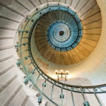 beautiful lighthouse staircase
